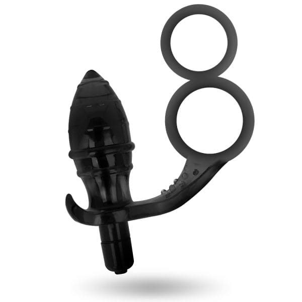 ADDICTED TOYS - ANAL PLUG WITH DOUBLE BLACK RING 3